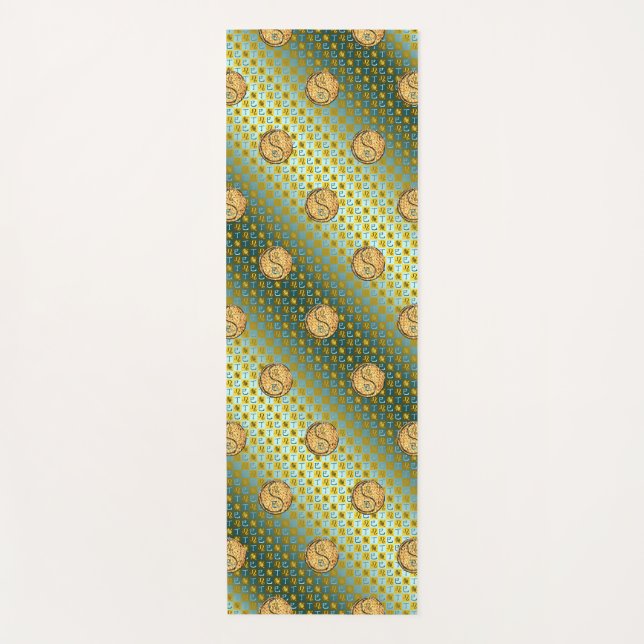 Leo & Fire Snake Yogamatte (Vorderseite)