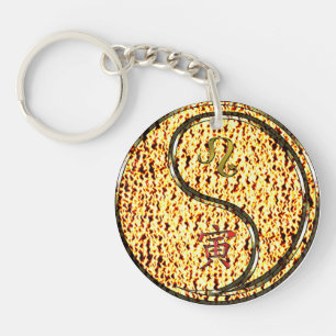 Leo & Fire Tiger Schlüsselanhänger