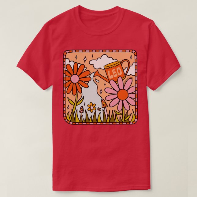 Leo Garden T-Shirt (Design vorne)