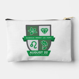 Leo-Geburtstags-Emblem™ für 1.-22. August Zubehörtasche