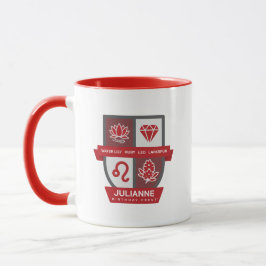 Leo Geburtstags-Wappen™ für 23.-31. Juli Tasse