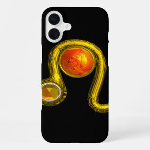 LEO, Gelber Topas und Gold iPhone 16 Plus Hülle