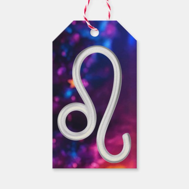 Leo-Geschenkanhänger Geschenkanhänger (Vorderseite)