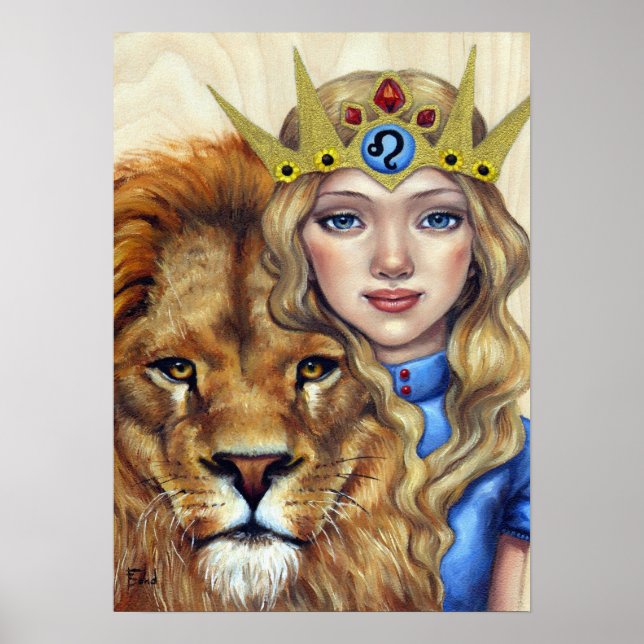 Leo Girl Poster (Vorne)