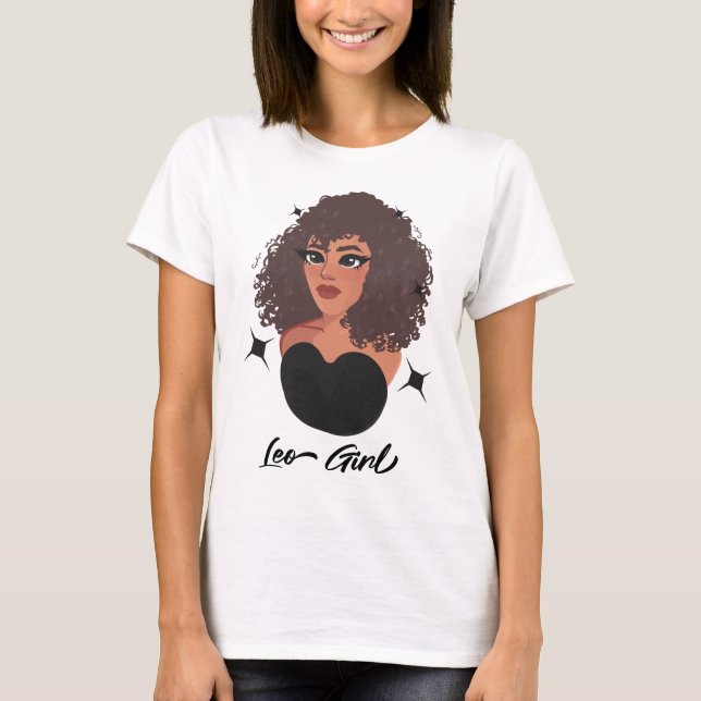 Leo Girl T-Shirt (Vorderseite)