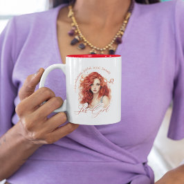 Leo Girl Zodiac Astrologie Geschenk für sie Zweifarbige Tasse