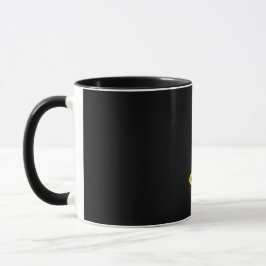 Leo Gold Letters Tasse