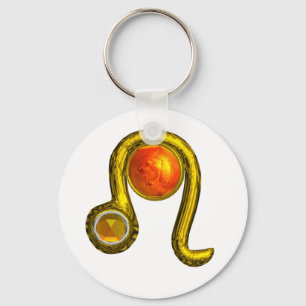 LEO GOLD ZODIAC BIRTHDAY JEWEL Astrology Schlüsselanhänger