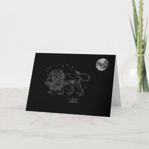 Leo Greeting Card Feiertagskarte