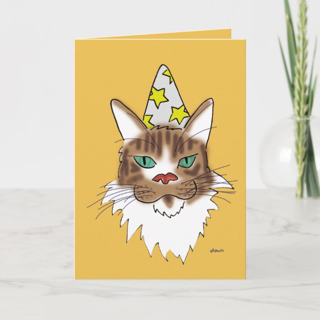 Leo Greeting Card Karte (Vorderseite)