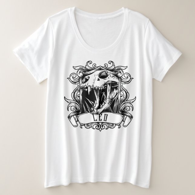 Leo Große Größe T-Shirt (Design vorne)