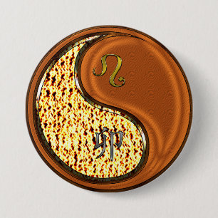 Leo & Holzkaninchen Button