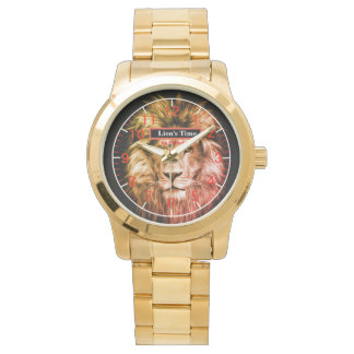 Leo Horoscope Zodiac Watch Armbanduhr