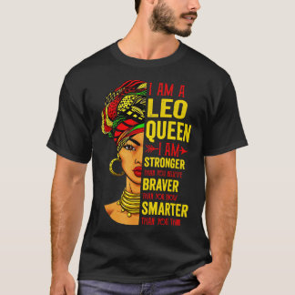 Leo Ich bin ein stärkerer Geburtstag für Leo Zodia T-Shirt