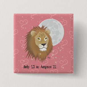Leo July 23 to August 22 Button