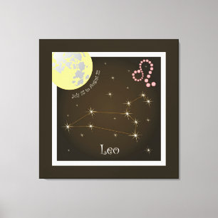 Leo July 23 to August 22 Leinwand