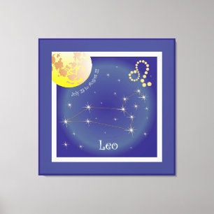 Leo July 23 to August 22 Leinwand