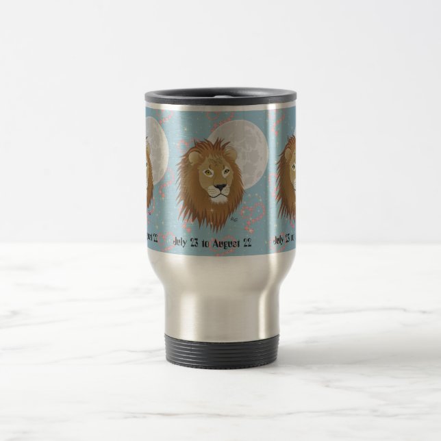 Leo July 23 to August 22 Mug Reisebecher (Mittel)