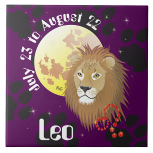 Leo July 23 to August 22 Tile Fliese