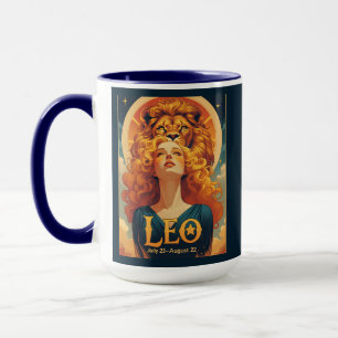 Leo July August Zodiac Birthday Astrologie Tasse