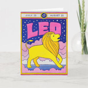 Leo Letterpress Karte
