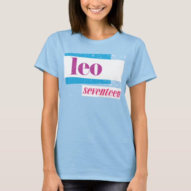 Leo Lila T-Shirt (Vorderseite)