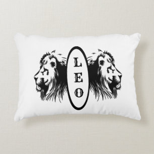 Leo Lion Bookended Zodiac Dekokissen