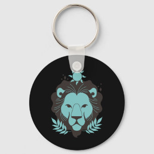 Leo Lion Halloween Zodiac Horoskop Astrologie Schlüsselanhänger