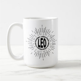 Leo Lion July Birthday August Zodiac Astrology Sun Kaffeetasse