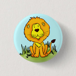 Leo Lion süße Tier Button