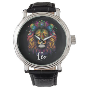 Leo Lion Watch Armbanduhr