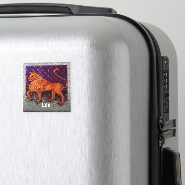 Leo Lion Zodiac Sign Horoscope Birthday Party Magnet (In Situ (Gepäck))