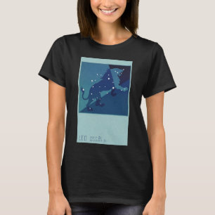 Leo Löwe Sternbild Vintage Tierkreis Astrologie T-Shirt