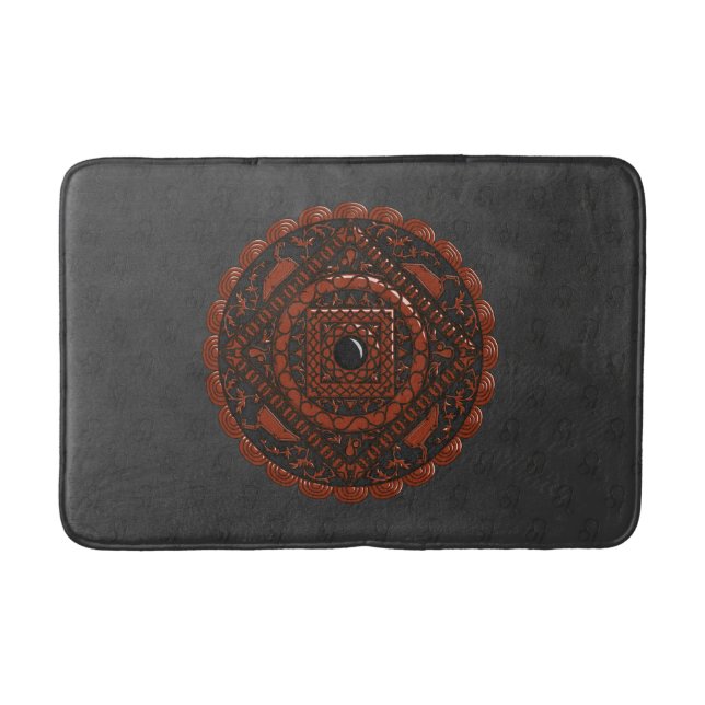 Leo Mandala Bath Mat Badematte (Vorderseite)