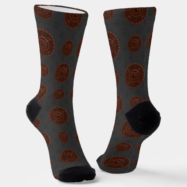 Leo Mandala Socken (Gewinkelt)