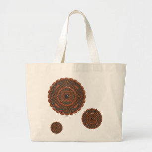 Leo Mandala Tote Bag Jumbo Stoffbeutel
