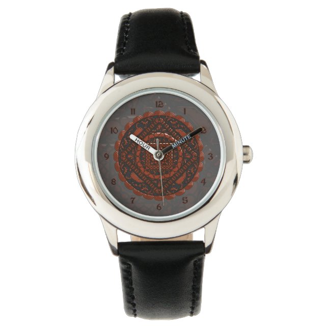 Leo Mandala Watch Armbanduhr (Vorderseite)