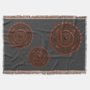 Leo-Mandala-Wurfdecke Decke