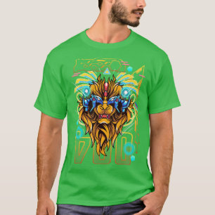 Leo Mechanisches Löwenhoroskop Zodiac-Zeichen T-Shirt