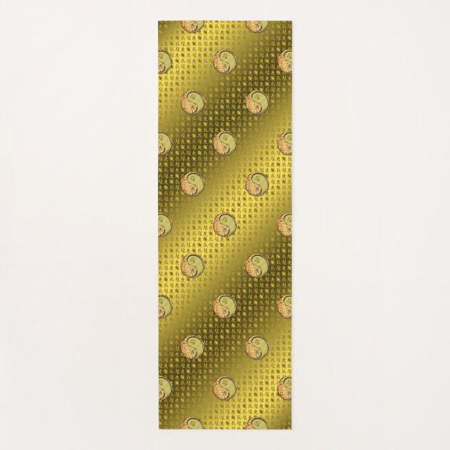 Leo & Metal Dragon Yogamatte (Vorderseite)