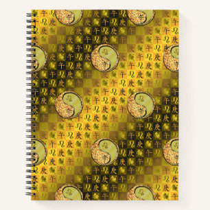 Leo & Metal Horse Spiralblock Notizbuch