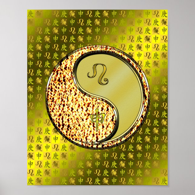 Leo & Metal Poster (Vorne)