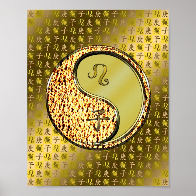 Leo & Metal Rat Poster (Vorne)