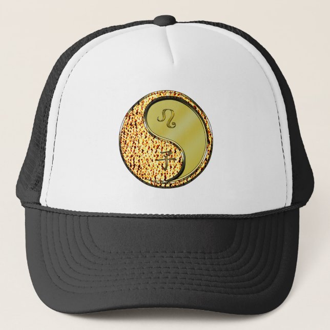 Leo & Metallratte Truckerkappe (Vorderseite)
