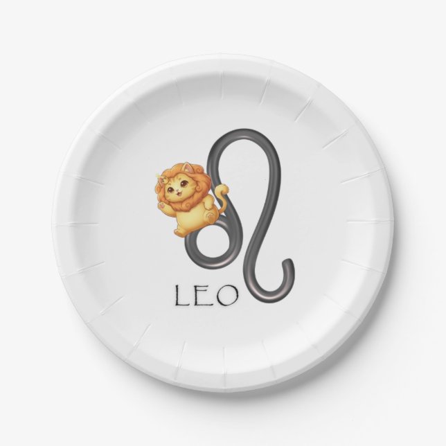 Leo Paper Plates Pappteller (Vorderseite)