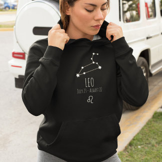 Leo | Personalisierte Sternbilder Hoodie