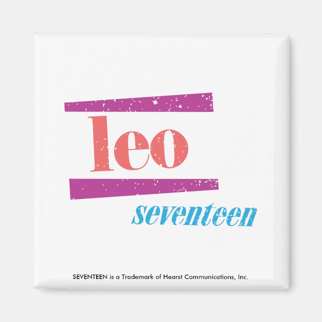 Leo Pink Magnet (Vorne)