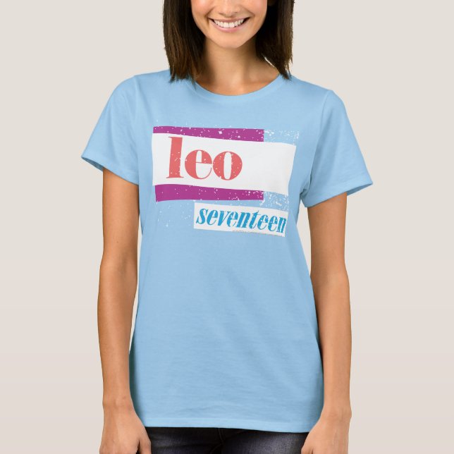 Leo Pink T-Shirt (Vorderseite)
