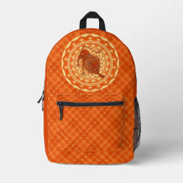 Leo Print Cut Nähtasche Bedruckter Rucksack