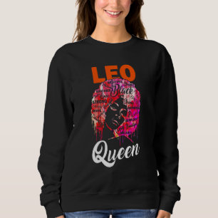 Leo Queen Black Women Afro Natural Hair African Sweatshirt
